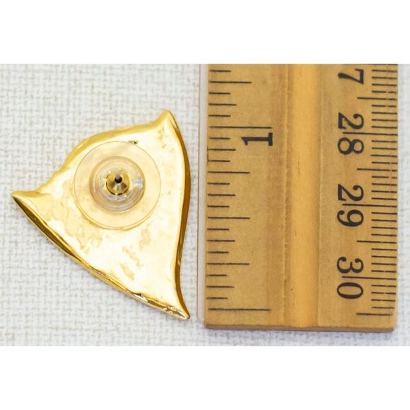 Vintage Clown Fish Pattern Stylish Stud Earrings - H1 - Picture 3 of 3